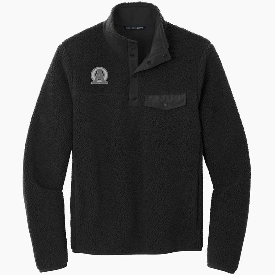 OLDENBURG ACADEMY TWISTERS Port Authority Men's Camp Fleece Snap Pullover
