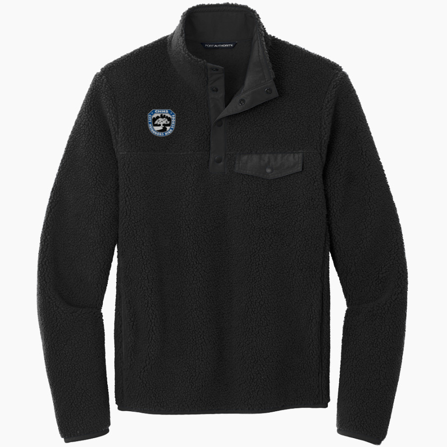 City Neighbors Lions <span class="pdp-name-mascot">City Neighbors High School Lions</span> Port Authority Men's Camp Fleece Snap Pullover