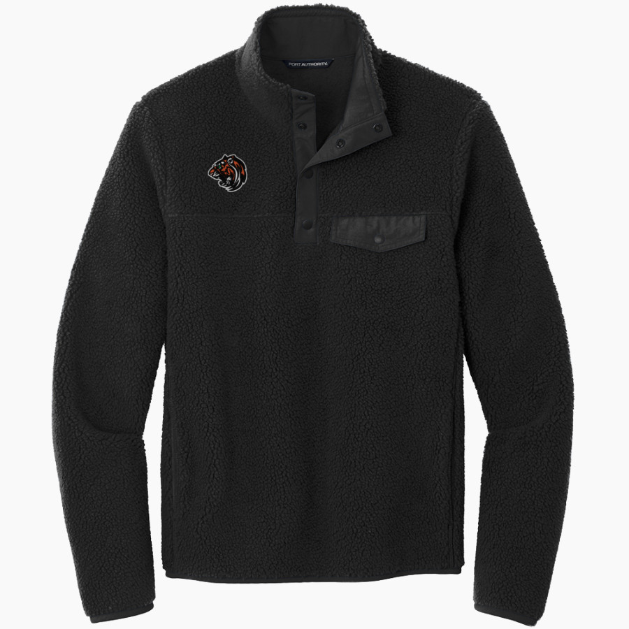 WARSAW HIGH SCHOOL TIGERS <span class="pdp-name-mascot">WARSAW TIGERS</span> Port Authority Men's Camp Fleece Snap Pullover