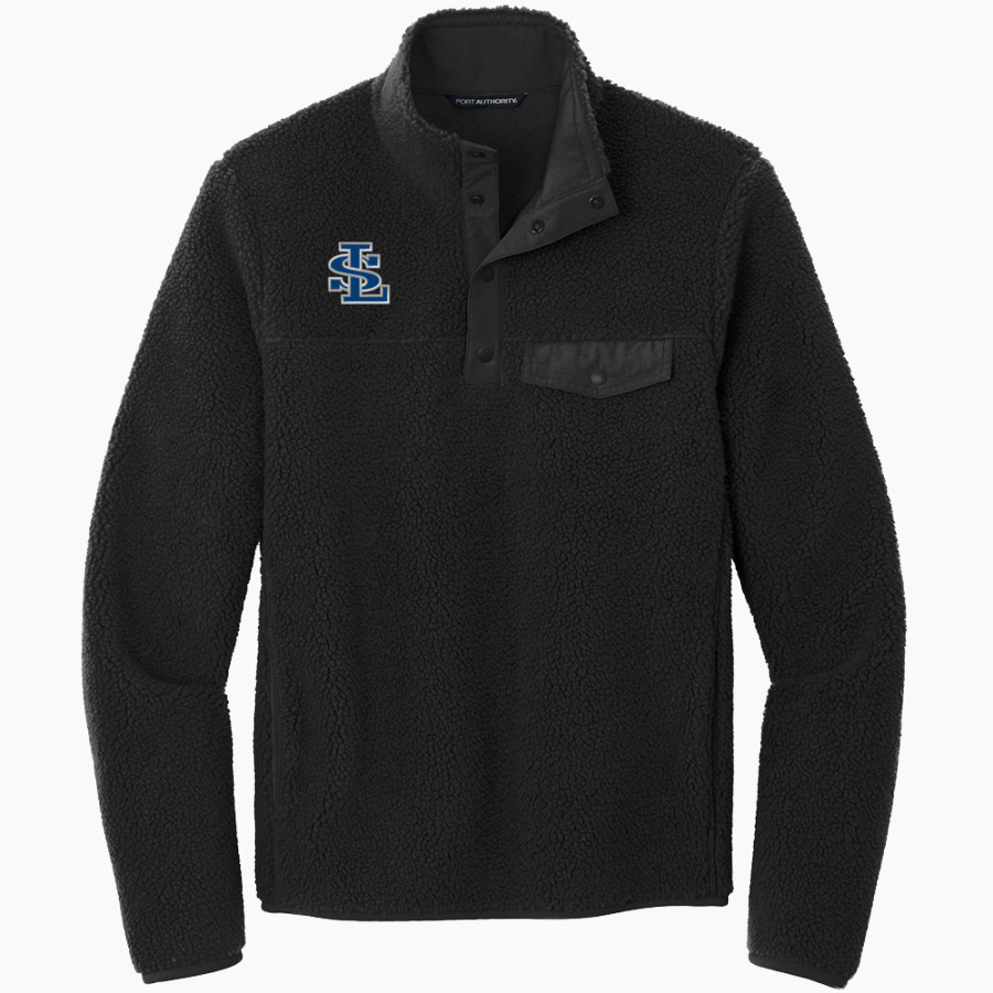 LA SALLE CATHOLIC COLLEGE PREP FALCONS <span class="pdp-name-mascot">LA SALLE FALCONS</span> Port Authority Men's Camp Fleece Snap Pullover