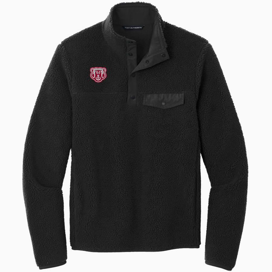 CHAMBERLAIN HIGH SCHOOL CUBS <span class="pdp-name-mascot">CHAMBERLAIN CUBS</span> Port Authority Men's Camp Fleece Snap Pullover
