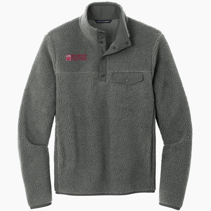 San Francisco University High School <span class="pdp-name-mascot">San Francisco University High School Red Devils</span> Port Authority Men's Camp Fleece Snap Pullover