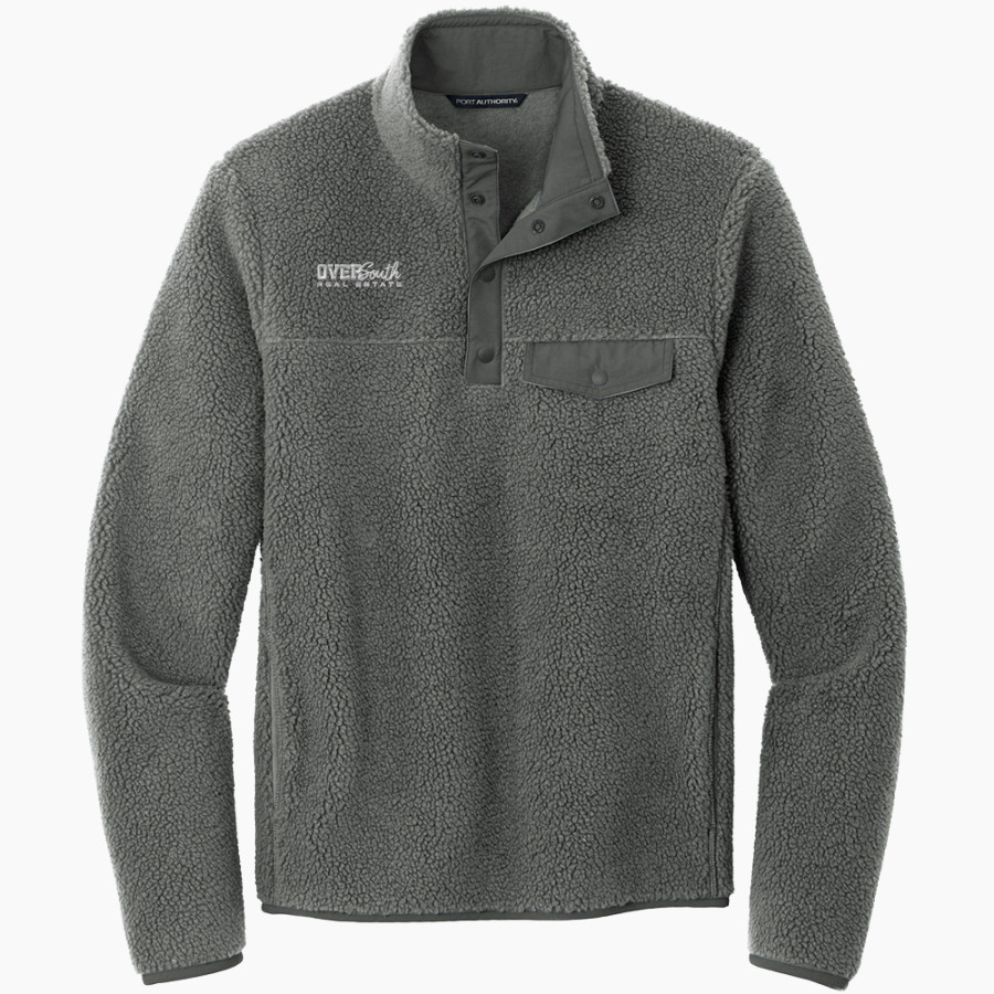 OverSouth OverSouth <span class="pdp-name-mascot">OverSouth</span> Port Authority Men's Camp Fleece Snap Pullover