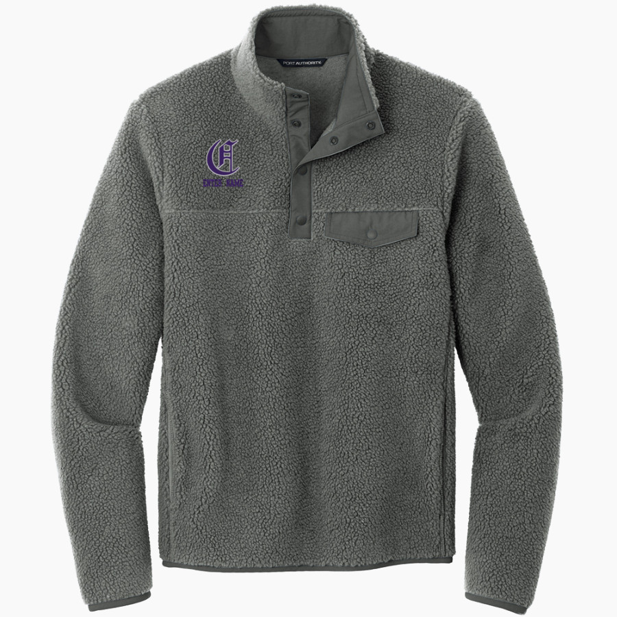 Carlsbad Lancers Port Authority Men's Camp Fleece Snap Pullover
