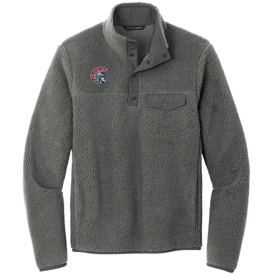 NORRIS HIGH SCHOOL TITANS <span class="pdp-name-mascot">NORRIS TITANS</span> Port Authority Men's Camp Fleece Snap Pullover