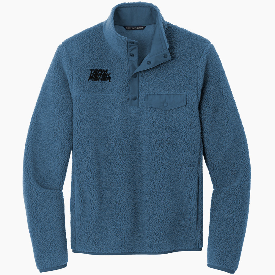 Be Better Foundation Team Derek Fisher Port Authority Men's Camp Fleece Snap Pullover