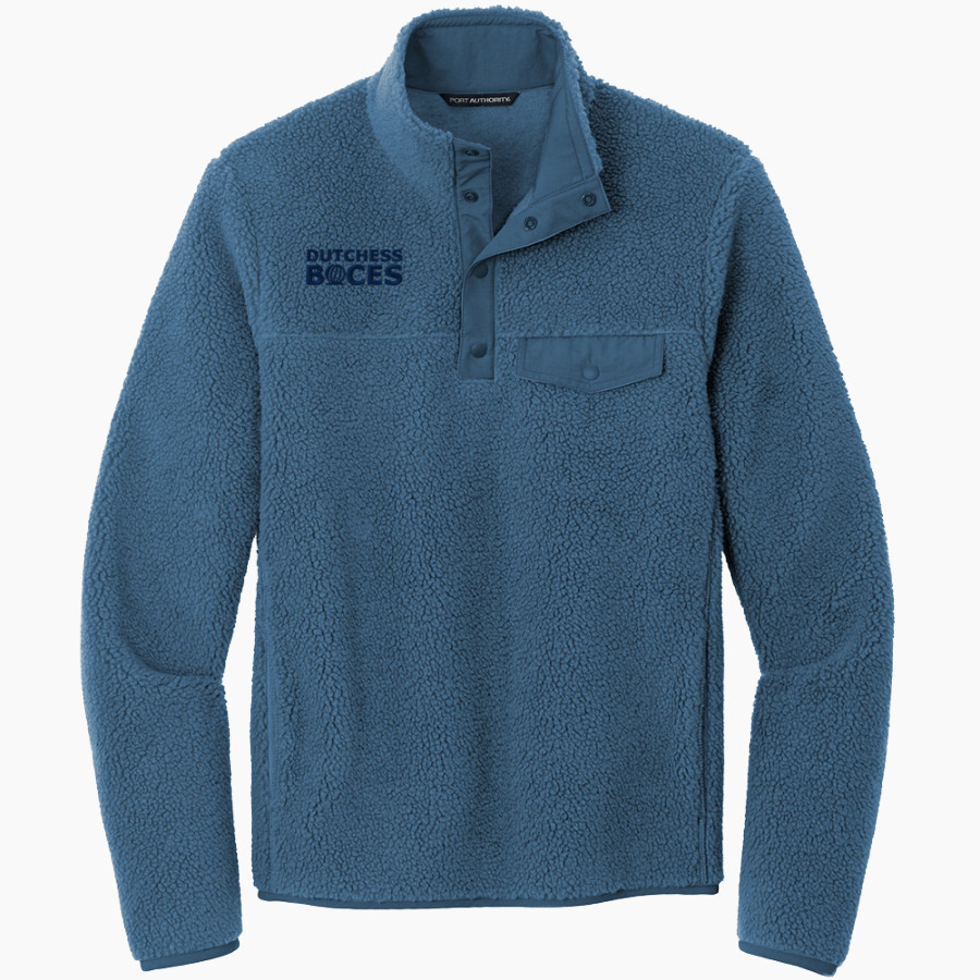 Dutchess BOCES <span class="pdp-name-mascot">Dutchess County BOCES</span> Port Authority Men's Camp Fleece Snap Pullover