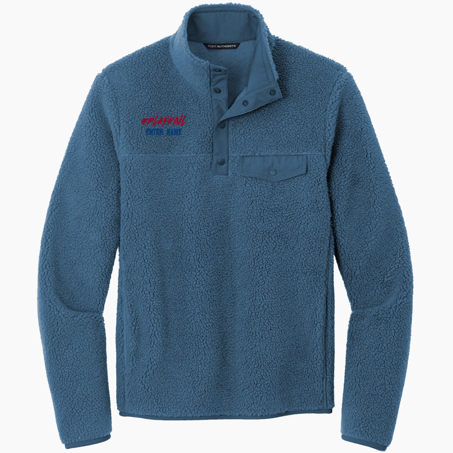PITTSBURGH NATIONAL LEAGUE PITTSBURGH NATIONAL <span class="pdp-name-mascot">PITTSBURGH NATIONAL LEAGUE</span> Port Authority Men's Camp Fleece Snap Pullover