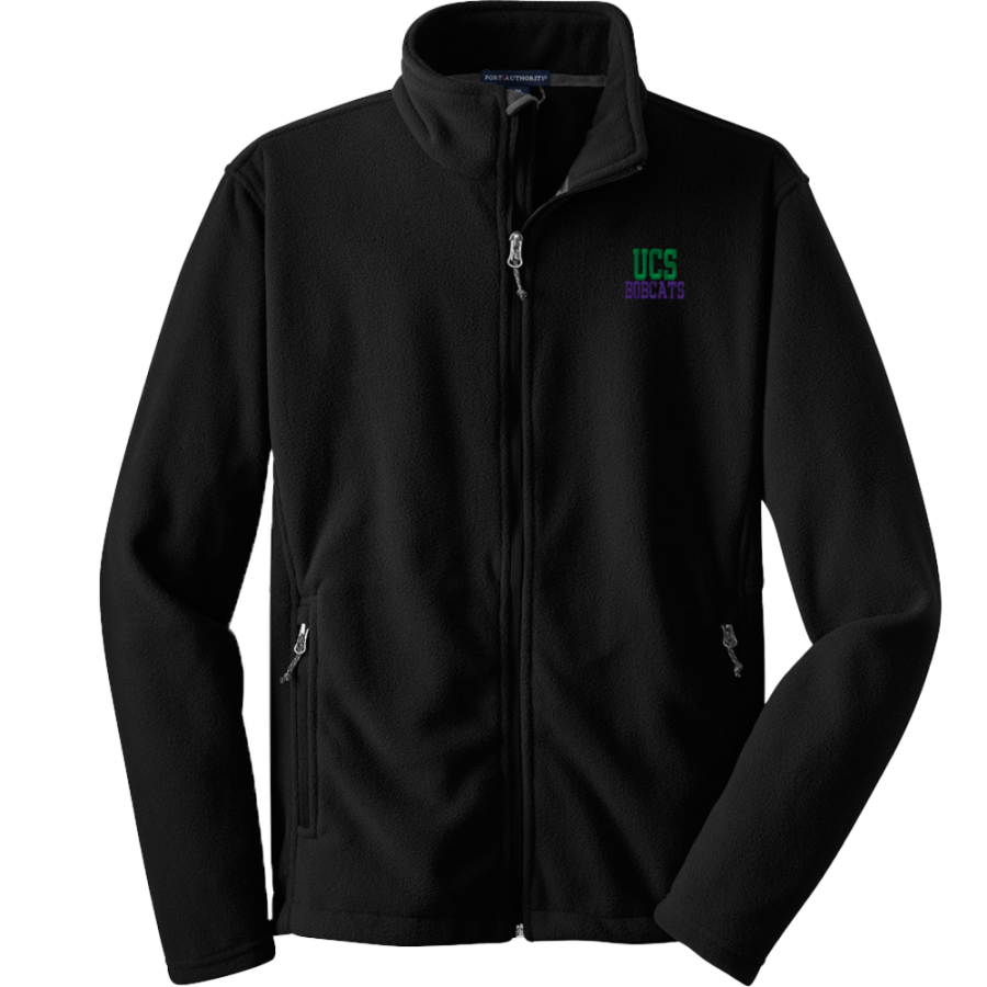 UCS Bobcats <span class="pdp-name-mascot">Underhill Central School Bobcats</span> Port Authority Men's Fleece Jacket