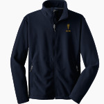 Victor Blue Devils Port Authority Men's Fleece Jacket Front Thumbnail