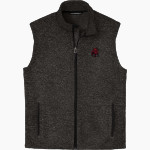 DOVER HIGH SCHOOL LONGHORNS Port Authority Men's Sweater Fleece Vest Front Thumbnail