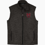 Montgomery Vikings Port Authority Men's Sweater Fleece Vest Front Thumbnail