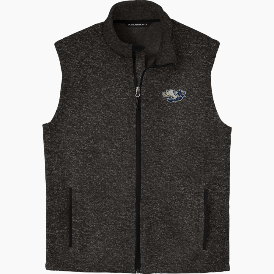 Morris Jeff Pelicans Port Authority Men's Sweater Fleece Vest