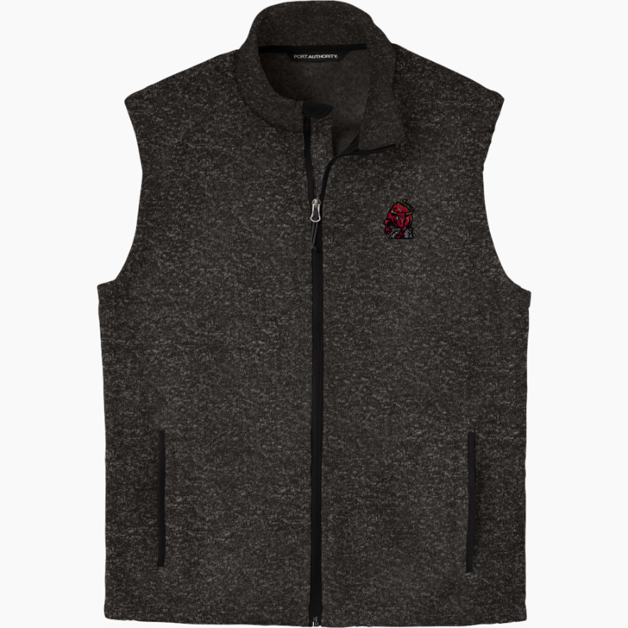 DOVER HIGH SCHOOL LONGHORNS Port Authority Men's Sweater Fleece Vest