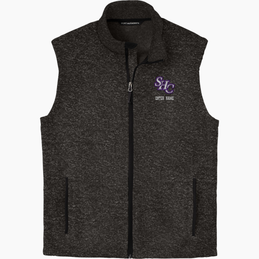 Spring Hill Badgers <span class="pdp-name-mascot">Spring Hill Badgers</span> Port Authority Men's Sweater Fleece Vest