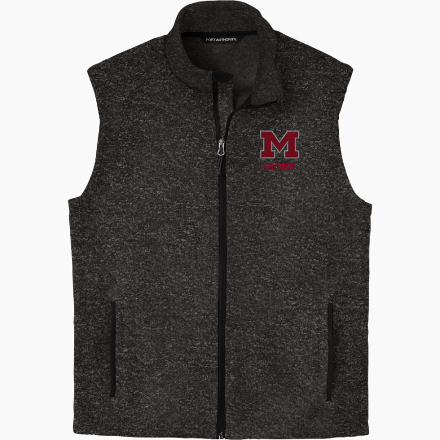 Montgomery Vikings Port Authority Men's Sweater Fleece Vest