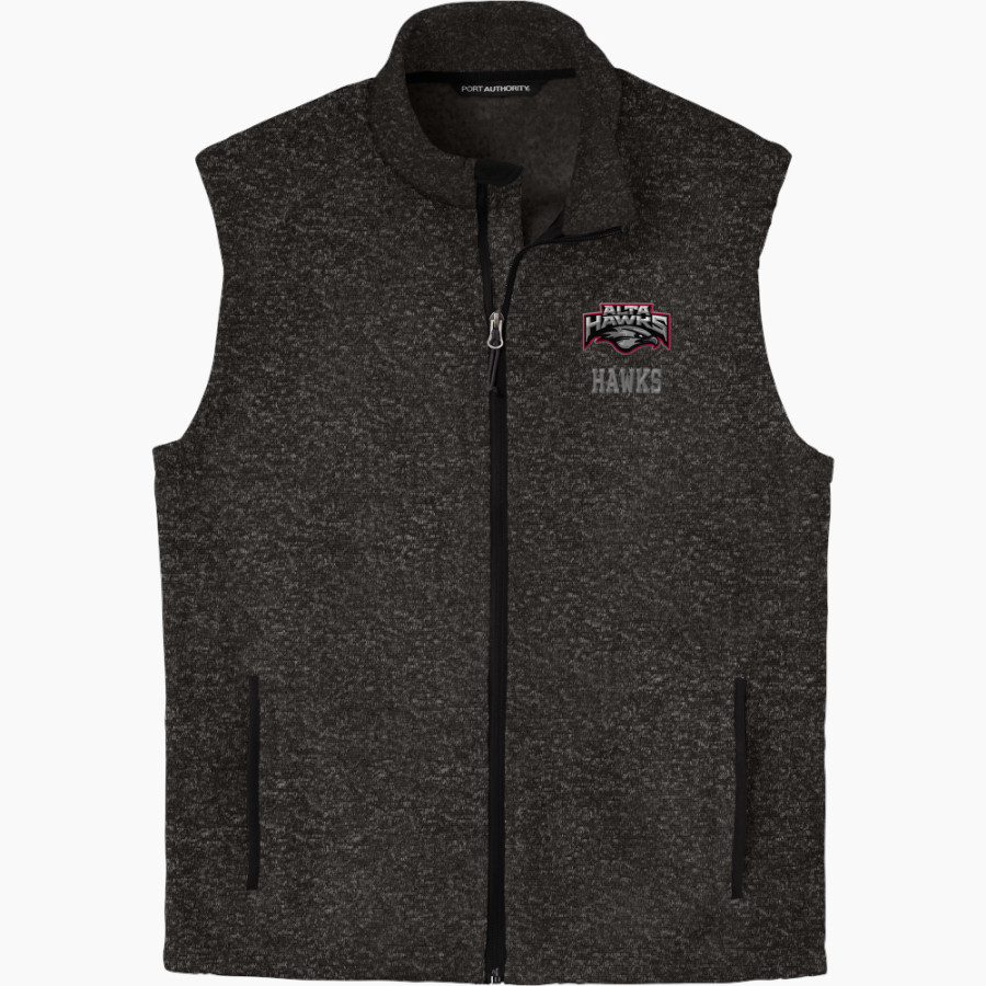 ALTA HIGH SCHOOL HAWKS Port Authority Men's Sweater Fleece Vest