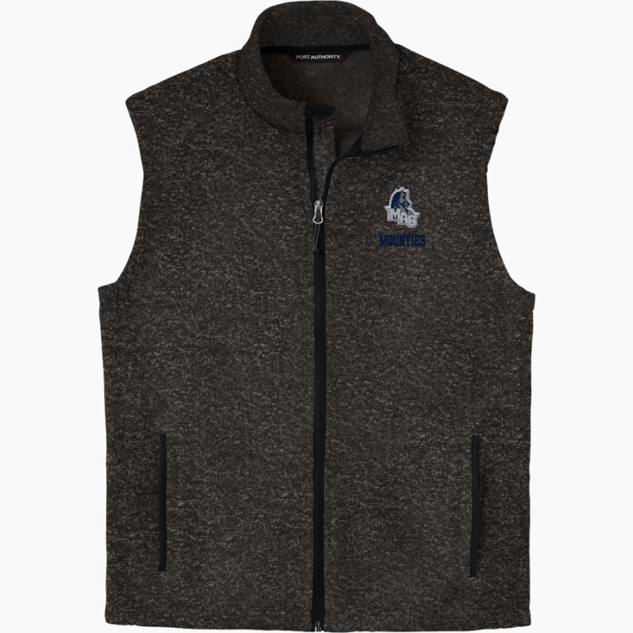 Mount Aloysius College Mounties Port Authority Men's Sweater Fleece Vest