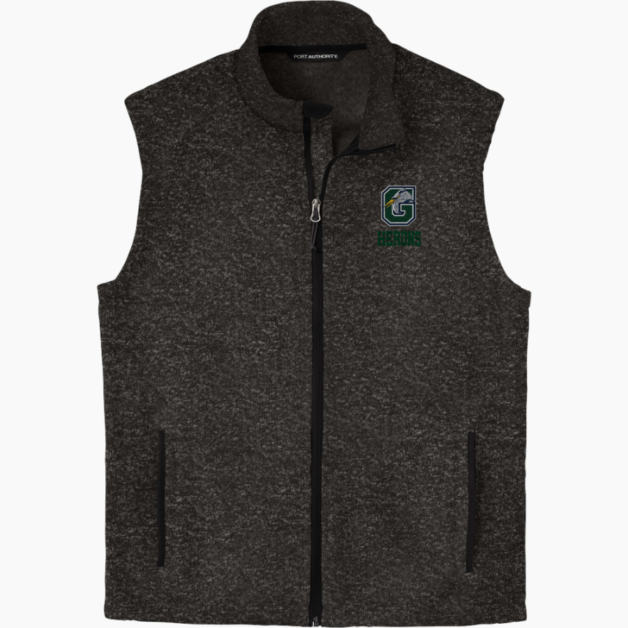 Gunston Herons <span class="pdp-name-mascot">Gunston Herons</span> Port Authority Men's Sweater Fleece Vest