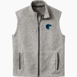 AUBURN RIVERSIDE HIGH SCHOOL RAVENS <span class="pdp-name-mascot">AUBURN RIVERSIDE RAVENS</span> Port Authority Men's Sweater Fleece Vest Front Thumbnail