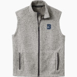 William L Callahan Broncos Port Authority Men's Sweater Fleece Vest Front Thumbnail
