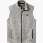 Mitchell Bluejackets Port Authority Men's Sweater Fleece Vest Front Thumbnail