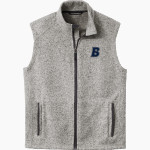 Brandeis Judges Online Store <span class="pdp-name-mascot">Brandeis Judges</span> Port Authority Men's Sweater Fleece Vest Front Thumbnail