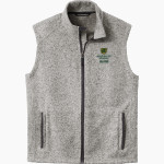Head-Royce Jayhawks Port Authority Men's Sweater Fleece Vest Front Thumbnail