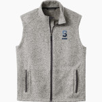 Springbrook Blue Devils <span class="pdp-name-mascot">Springbrook Blue Devils</span> Port Authority Men's Sweater Fleece Vest Front Thumbnail