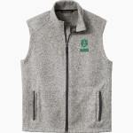 Schalmont Sabres Port Authority Men's Sweater Fleece Vest Front Thumbnail