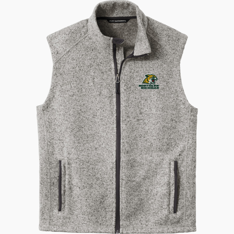 Northern Michigan Wildcats <span class="pdp-name-mascot">Northern Michigan Wildcats</span> Port Authority Men's Sweater Fleece Vest