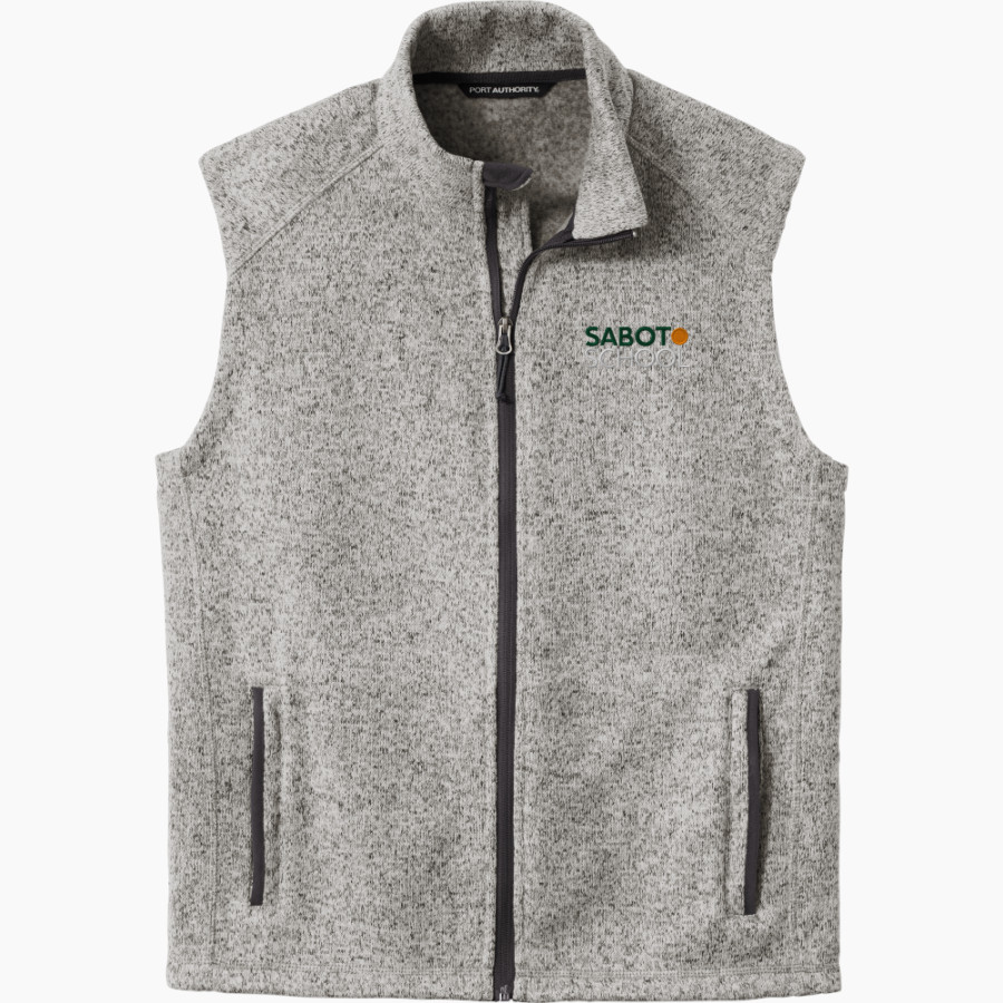 Sabot School Sabot School <span class="pdp-name-mascot">STONY POINT SCHOOL</span> Port Authority Men's Sweater Fleece Vest