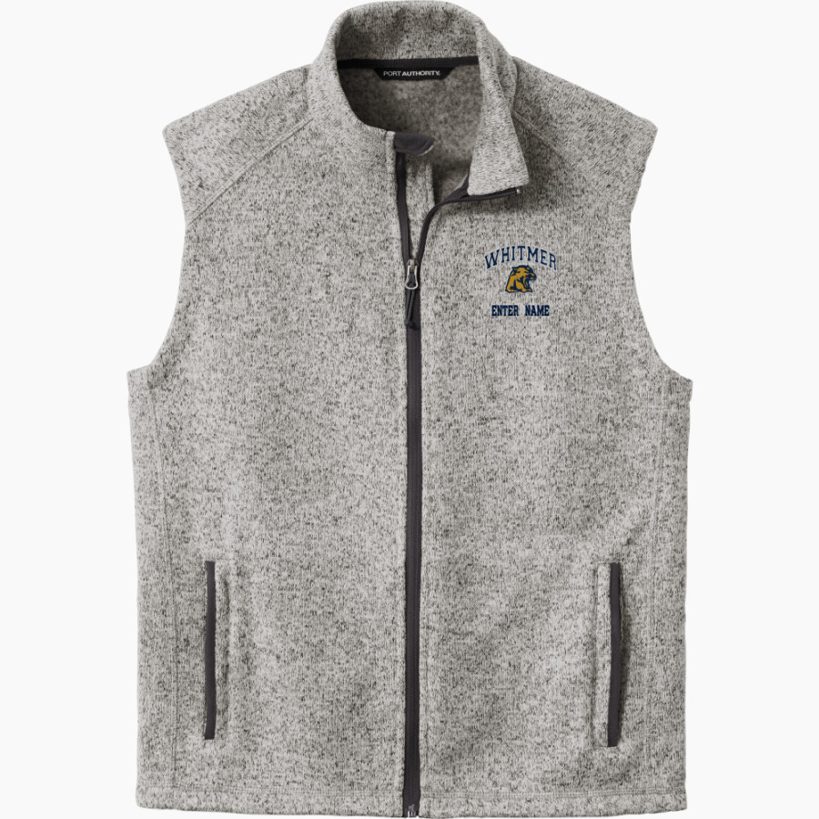 Washington Local Schools Online Store Port Authority Men's Sweater Fleece Vest