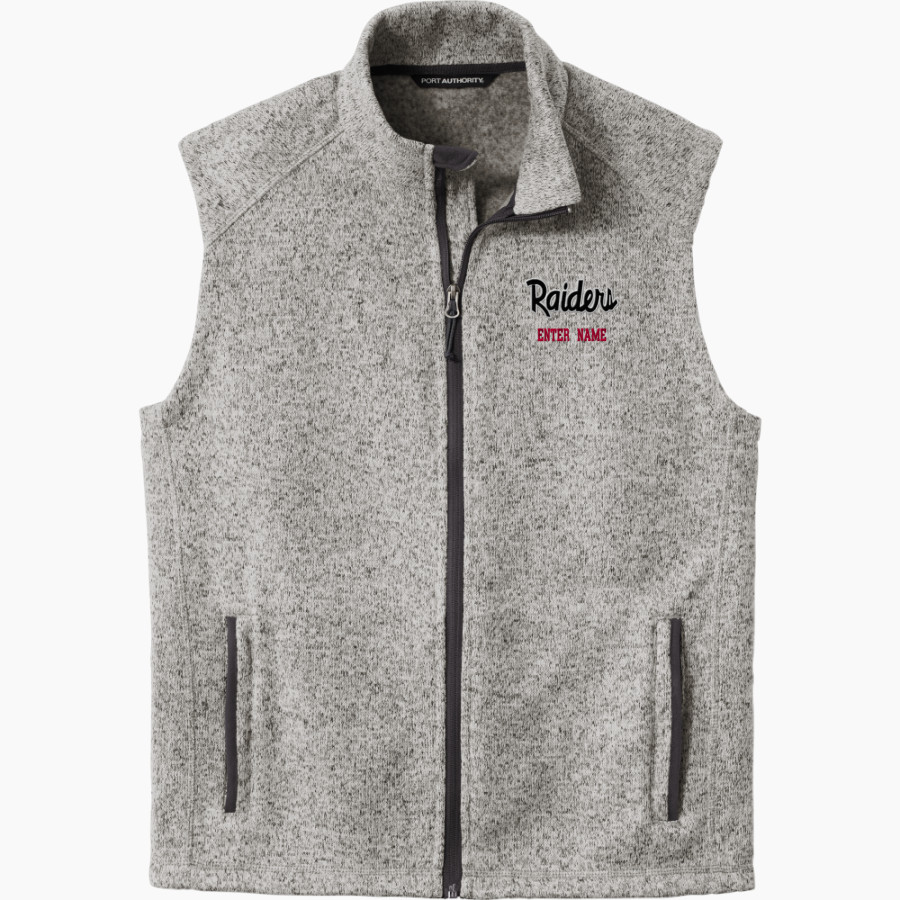 Hannah-Pamplico Raiders Raiders Port Authority Men's Sweater Fleece Vest