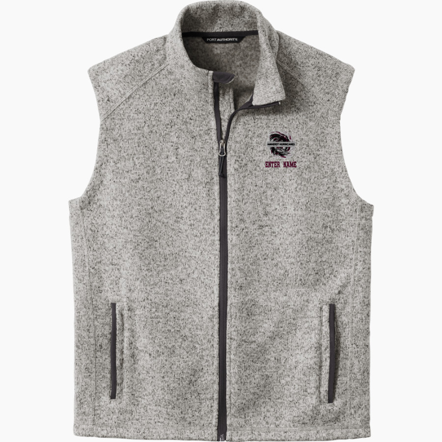 Amherst Hurricanes <span class="pdp-name-mascot">Amherst Hurricanes</span> Port Authority Men's Sweater Fleece Vest
