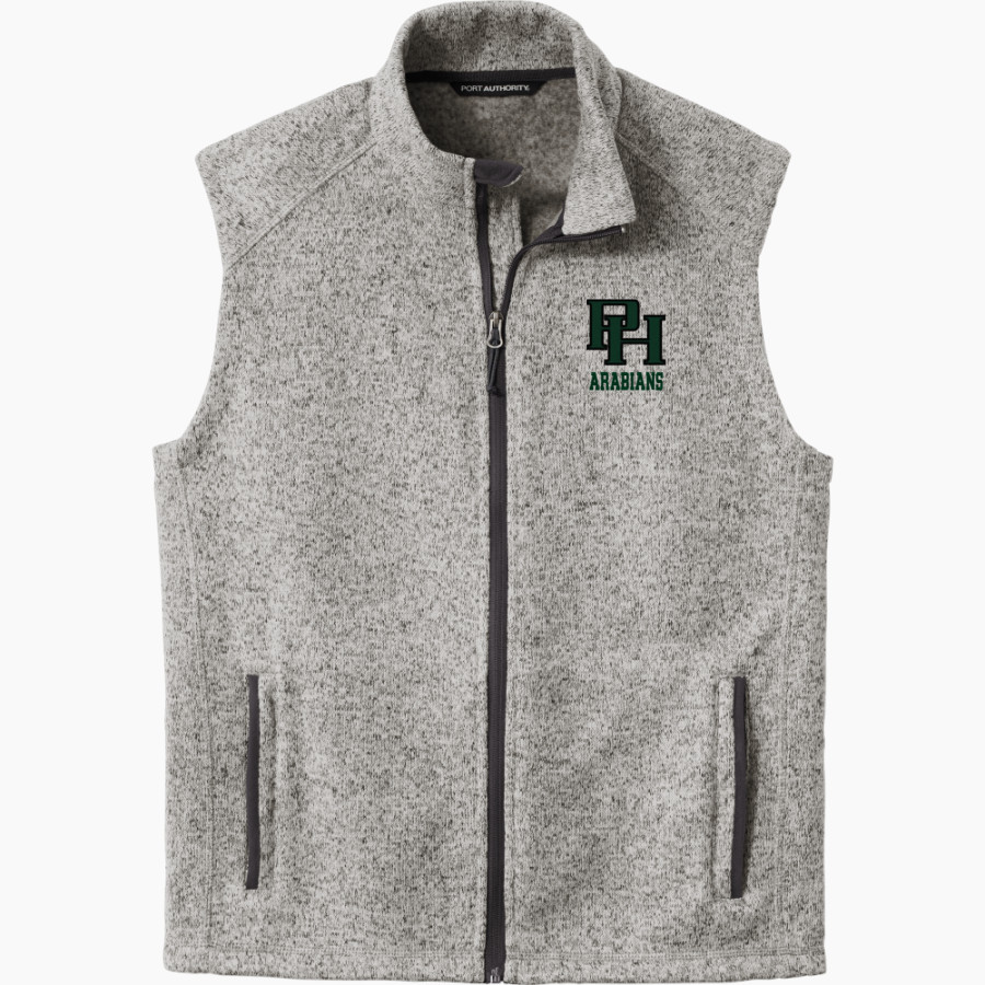 Pendleton Heights Arabians Online Store <span class="pdp-name-mascot">Pendleton Heights Arabians</span> Port Authority Men's Sweater Fleece Vest