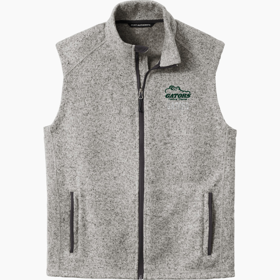 Notre Dame Gators <span class="pdp-name-mascot">Notre Dame Academy Gators</span> Port Authority Men's Sweater Fleece Vest