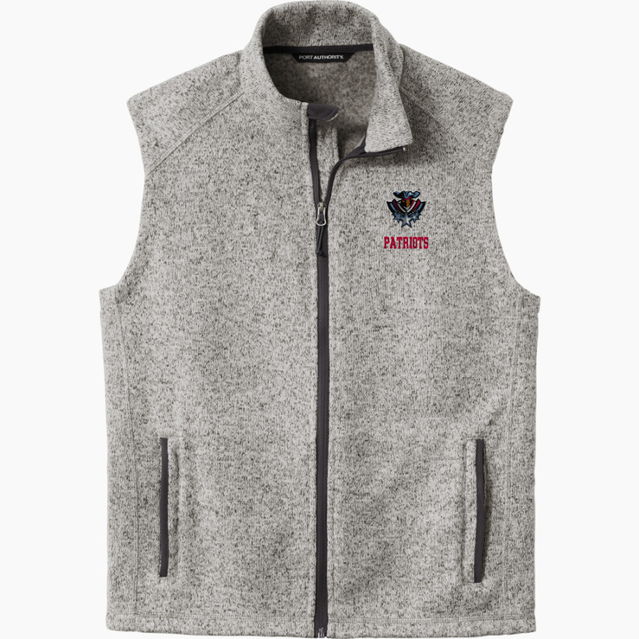 Obama Patriots <span class="pdp-name-mascot">Michelle Obama School of Technology and the Arts Patriots</span> Port Authority Men's Sweater Fleece Vest