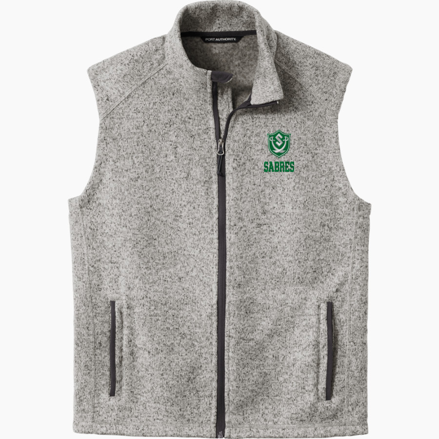 Schalmont Sabres Port Authority Men's Sweater Fleece Vest