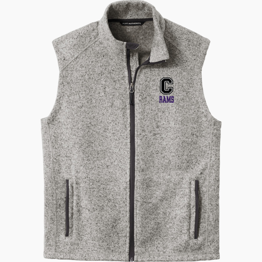 Cornell Rams <span class="pdp-name-mascot">Cornell Rams</span> Port Authority Men's Sweater Fleece Vest