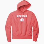Minot State Beavers <span class="pdp-name-mascot">Minot State Beavers</span> Champion Men's Reverse Weave Garment-Dyed Hooded Sweatshirt Front Thumbnail