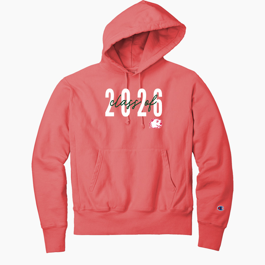 Minot State Beavers <span class="pdp-name-mascot">Minot State Beavers</span> Champion Men's Reverse Weave Garment-Dyed Hooded Sweatshirt