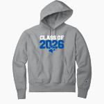 Crow Tigers <span class="pdp-name-mascot">Crow Middle School Tigers</span> Champion Men's Reverse Weave Garment-Dyed Hooded Sweatshirt Front Thumbnail