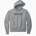 TST BOCES TST BOCES <span class="pdp-name-mascot">Tompkins-Seneca-Tioga Board of Cooperative Educational Services</span> Champion Men's Reverse Weave Garment-Dyed Hooded Sweatshirt Front Thumbnail