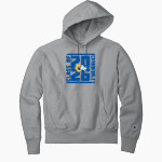 Carbondale Rams <span class="pdp-name-mascot">Carbondale Rams</span> Champion Men's Reverse Weave Garment-Dyed Hooded Sweatshirt Front Thumbnail