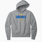 Madonna Crusaders <span class="pdp-name-mascot">Madonna Crusaders</span> Champion Men's Reverse Weave Garment-Dyed Hooded Sweatshirt Front Thumbnail
