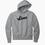 Pride Wrestling Lions <span class="pdp-name-mascot">Pride Wrestling Lions</span> Champion Men's Reverse Weave Garment-Dyed Hooded Sweatshirt Front Thumbnail