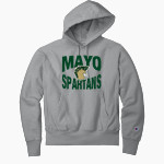 Mayo Spartans <span class="pdp-name-mascot">Mayo Spartans</span> Champion Men's Reverse Weave Garment-Dyed Hooded Sweatshirt Front Thumbnail