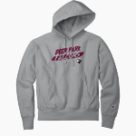 Deer Park Falcons <span class="pdp-name-mascot">Deer Park Falcons</span> Champion Men's Reverse Weave Garment-Dyed Hooded Sweatshirt Front Thumbnail