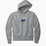 PASQUOTANK COUNTY HIGH SCHOOL PANTHERS <span class="pdp-name-mascot">PASQUOTANK COUNTY PANTHERS</span> Champion Men's Reverse Weave Garment-Dyed Hooded Sweatshirt Front Thumbnail